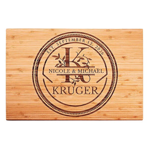 Personalized Cutting Board for Couples, Christmas Gifts for New Home - GiftShire