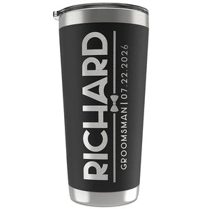 Standout Groomsmen Gift - Custom Engraved Tumbler - GiftShire