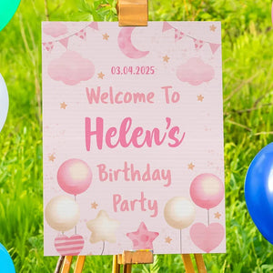 Teen's Birthday Welcome Sign with Name - GiftShire