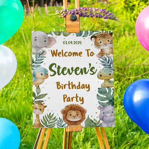 Teen's Birthday Welcome Sign with Name - GiftShire