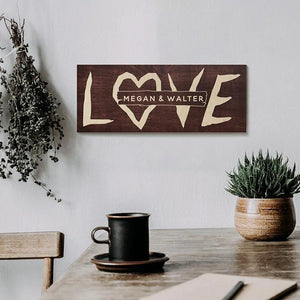Valentine Sign, Custom Love Sign - GiftShire