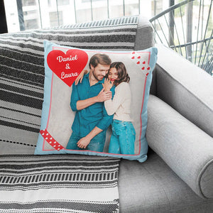 Valentine's Pillowcase - Couple’s Photo Collage Gift - GiftShire
