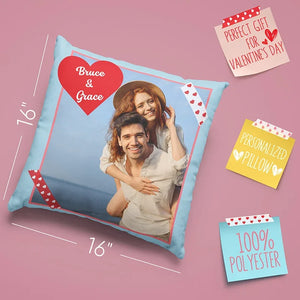 Valentine's Pillowcase - Couple’s Photo Collage Gift - GiftShire