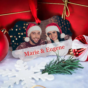 Customized Photo Printed Christmas Ornament - GiftShire