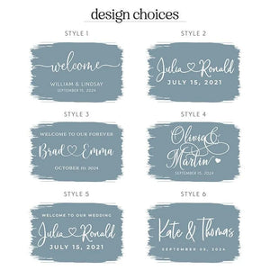 Welcome Sign For Wedding - GiftShire