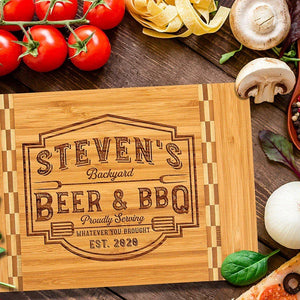 Wooden Craft Cutting Board for Men - Gift for Dad - GiftShire