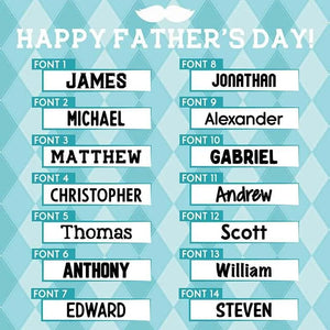 Dinosaurus Father's Day Tumbler - Personalized Kids Names - GiftShire