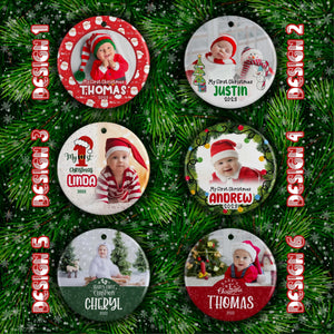 Baby First Christmas Photo Ornament - GiftShire