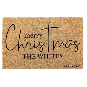 Merry Christmas Doormat - GiftShire