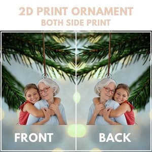 Acrylic Photo Cutout Ornament - GiftShire