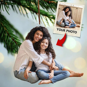 Acrylic Photo Cutout Ornament - GiftShire