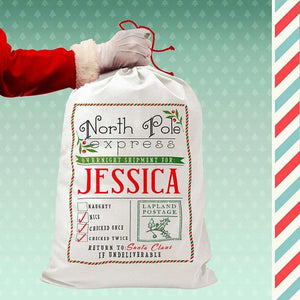 Custom Canvas Santa Sack - GiftShire