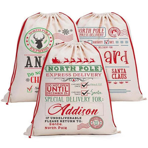 Custom Canvas Santa Sack - GiftShire