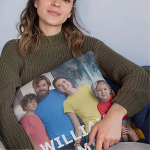 Personalized Photo Print Pillow Case - GiftShire