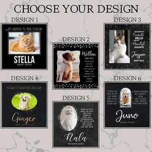 Custom Pet Memorial Stone, Dog Memorial Stone, Pet Grave Marker, Pet Headstone - GiftShire
