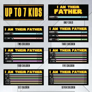 I am Their Father Sign, Christmas Gifts for Dad, Dad Wood Sign w/ Kids Names - GiftShire