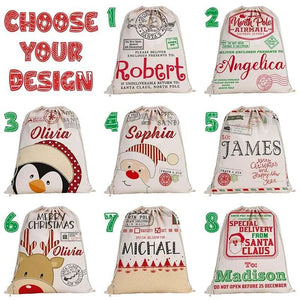 Custom Christmas Santa Sack - GiftShire
