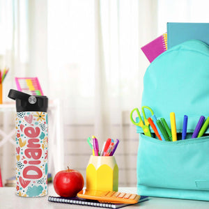 Kids Water Bottle for School, Custom Toddler Water Bottle for Children - GiftShire