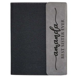 Personalized Portfolio, Custom Business Padfolio, Design 5 with Names - GiftShire