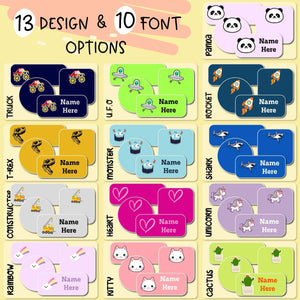 Personalized Daycare Labels for Kids, Custom Name Stickers Kids Labels - GiftShire