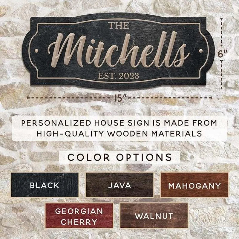 Personalized House Sign - GiftShire