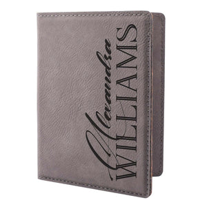 Personalized Passport Holder - Custom Leather Passsport - Traveler Gifts - GiftShire