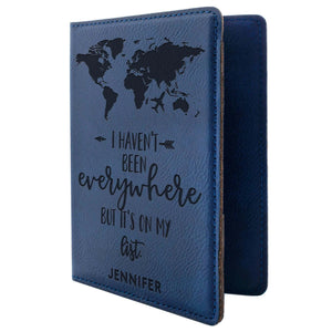 Custom Passsport Holder - Personalized Passport Cover, Gift for Him, Gift for Her - GiftShire