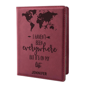 Custom Passsport Holder - Personalized Passport Cover, Gift for Him, Gift for Her - GiftShire