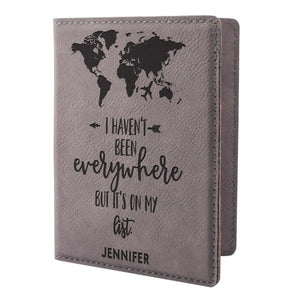 Custom Passsport Holder - Personalized Passport Cover, Gift for Him, Gift for Her - GiftShire