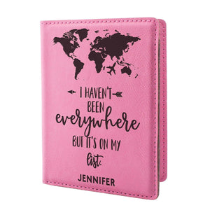 Custom Passsport Holder - Personalized Passport Cover, Gift for Him, Gift for Her - GiftShire