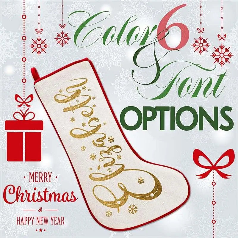 Name Stocking For Christmas Gifts - GiftShire