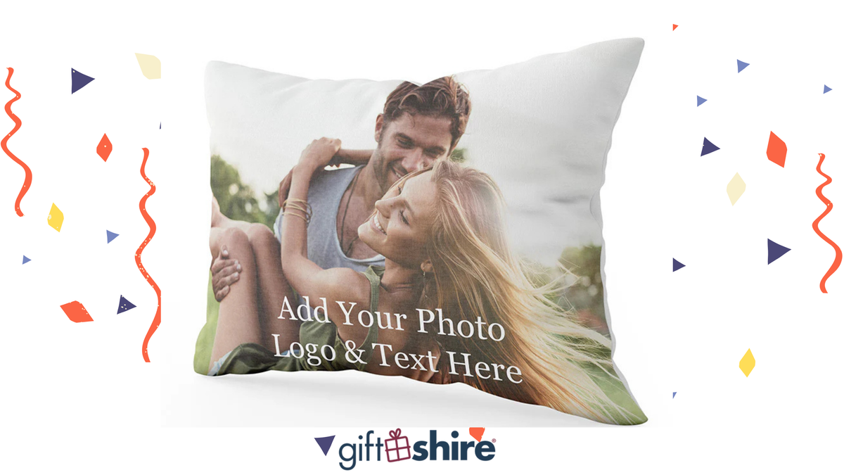 Custom photo pillowcase with your own personalized text