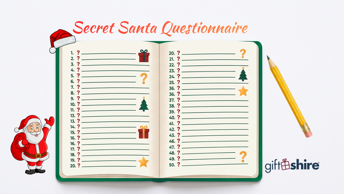Secret Santa Questionnaire: 50 Questions to Choose From