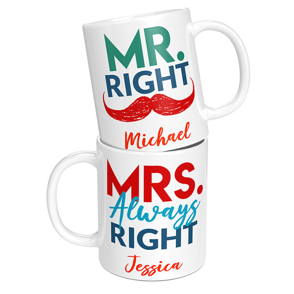 Mr & Mrs Custom Mug for Couple