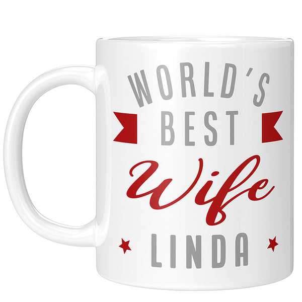 World's Best Wife & Husband Custom Mug