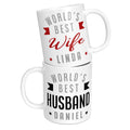 World's Best Wife & Husband Custom Mug