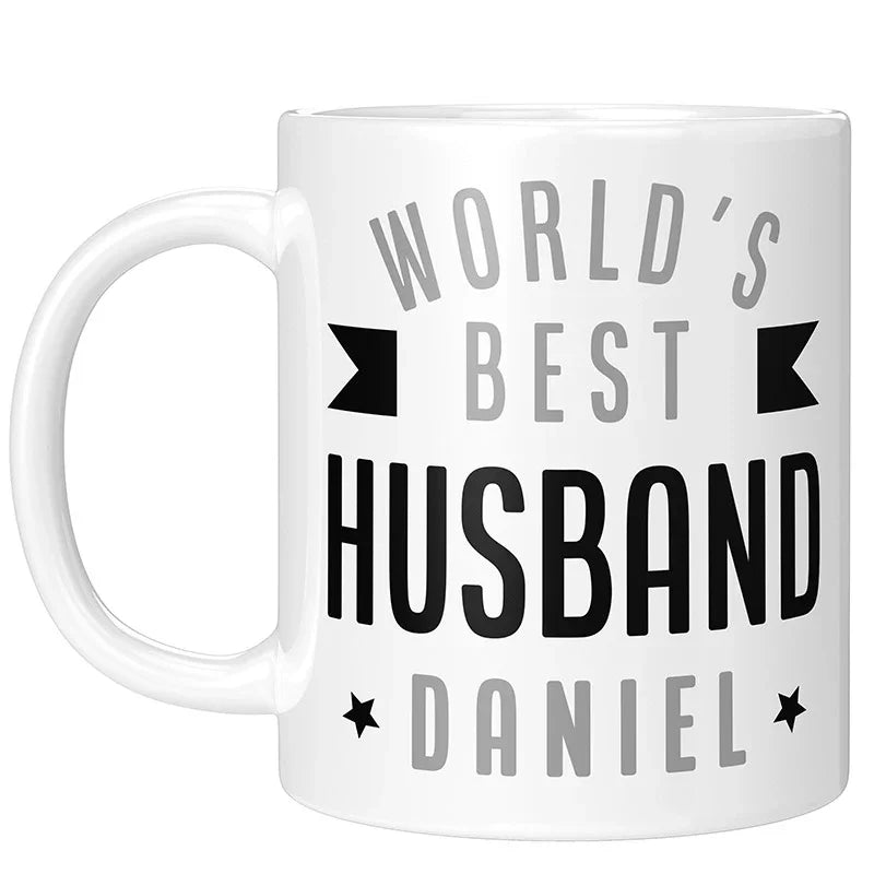 World's Best Wife & Husband Custom Mug