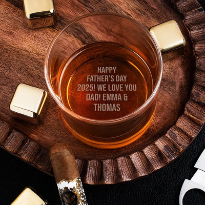11oz Rock Glass for Whiskey, Customized Glassware