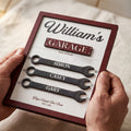 Personalized Grandpa Garage Sign with Grandkids’ Names