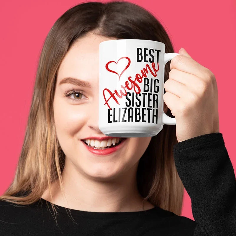 Personalized Mug for World's Best Big Sister