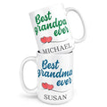 Best Grandma & Grandpa Ever Custom Mug