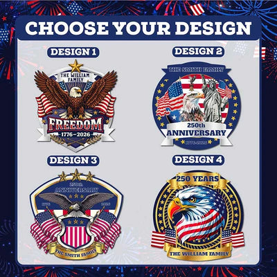 America's 250-Year Anniversary Personalized Door & Wall Sign