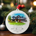 1st Christmas at Our New Home Ornament – Upload Your Photo