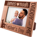 Personalized Picture Frames, 1st Father's Day, Daddy and Me Frame - GiftShire