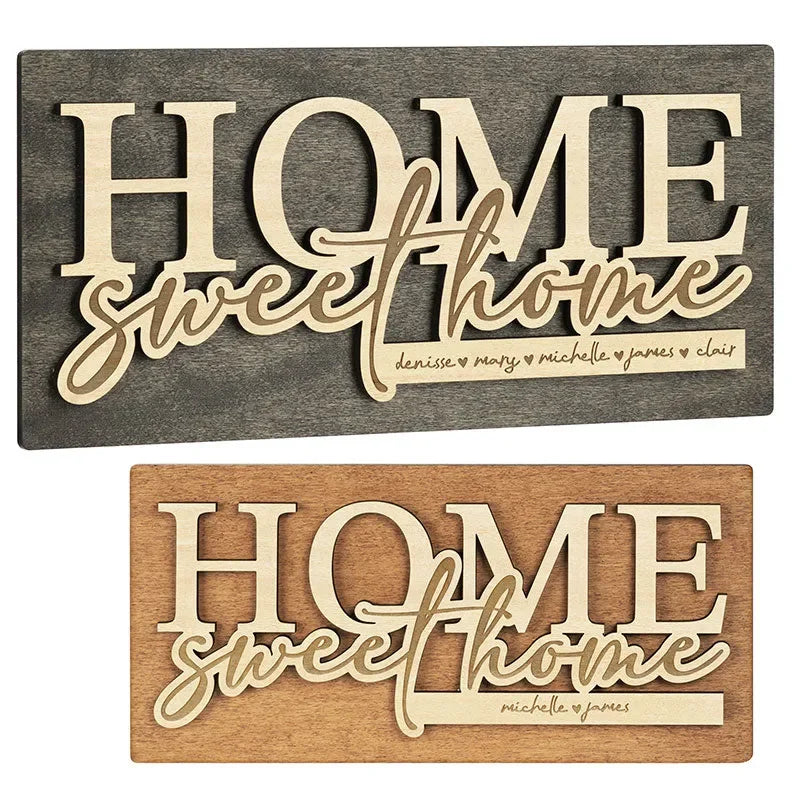 2 Layer Home Decor Sign - GiftShire