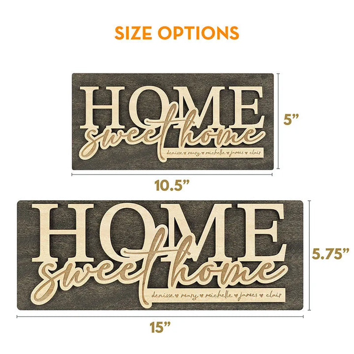 2 Layer Home Decor Sign - GiftShire