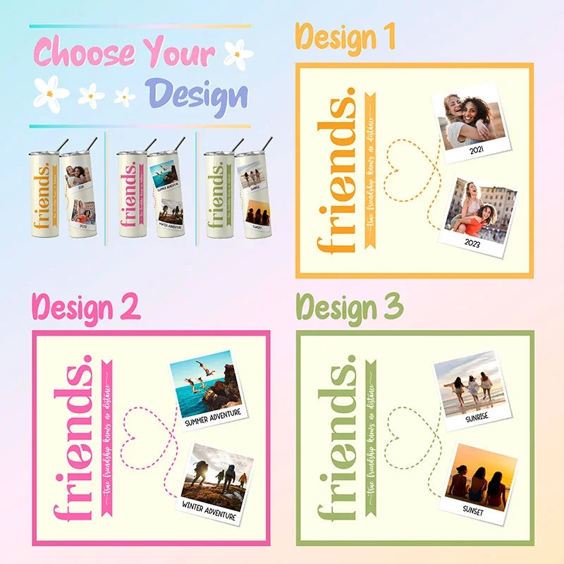 20 Oz Personalized Friends Tumbler - GiftShire