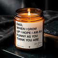 Funny Personalized Candle for Father's Day or His Birthday