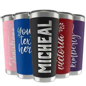 30 Oz Tumbler with Straw and No Spills Allowed! - GiftShire