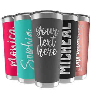 30 Oz Tumbler with Straw and No Spills Allowed! - GiftShire